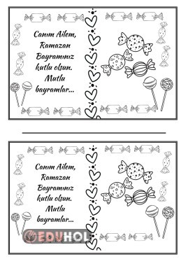 RAMAZAN BAYRAMI TEBRİK KARTI-