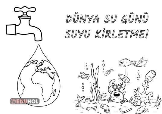 SU GÜNÜ BOYAMALAR