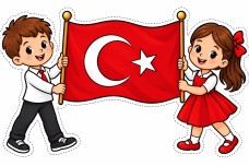 29 Ekim Cumhuiyet Bayramı cam süsü boyama