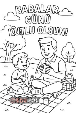 Babalar Günü Boyama Etkinliği