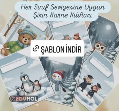 Muhteşem karne kılıfları