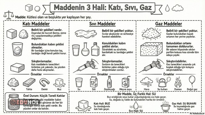 Maddenin Halleri Konulu Afiş