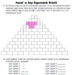 Sayı Örüntüleri İçin Hafta Sonu Görevi