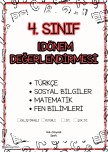 4.sınıf 1. Dönem Değerlendirme Soruları