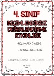 SOSYAL BİLGİLER kasım ayı süreç değerlendirme