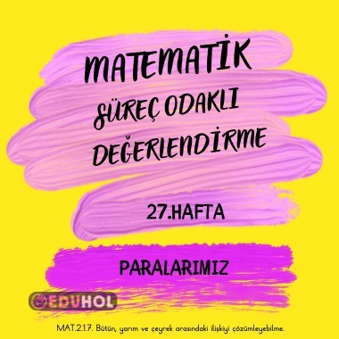 MATEMATİK SÜREÇ ODAKLI DEĞERLENDİRME PARALARIMIZ