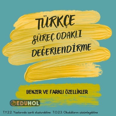 TÜRKÇE SÜREÇ ODAKLI DEĞERLENDİRME BENZER VE FARKLI ÖZELLİKLER
