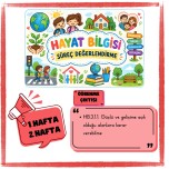 HAYAT BİLGİSİ SÜREÇ DEĞERLENDİRME 1.HAFTA VE 2. HAFTA