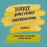 TÜRKÇE 31. HAFTA SÜREÇ ODAKLI DEĞERLENDİRME