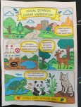 ÇEVRE KONUSU ÇİZGİ ROMAN BOYAMA