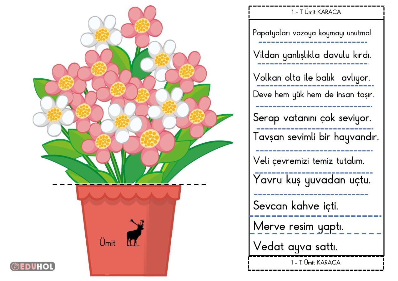 V Sesi Vazo Boya Katla Oku Etk Eduhol Ders Videolar Zle Online Test Z Etkinlik Ndir