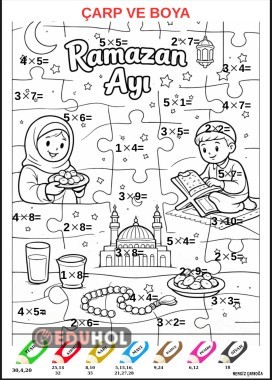 Çarpma işlemi boyama