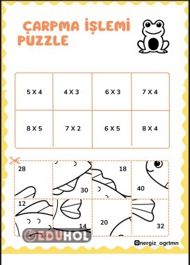 Çarpma işlemi puzzle
