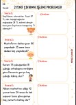 Matematik Çıkarma İşlemi Problemleri