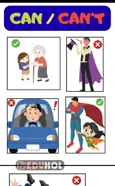 Can can't speaking cards