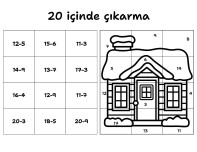 20 içinde çıkarma kış temalı yapboz - 6