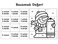 Basamak değeri onluk birlik kış temalı yapboz - 10