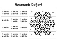 Basamak değeri onluk birlik kış temalı yapboz - 9