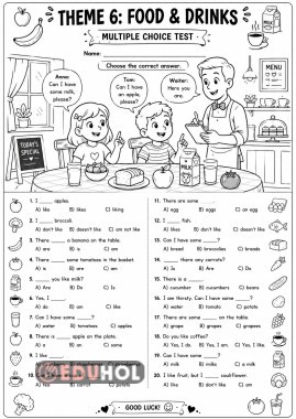 2.6. Food and Drinks test