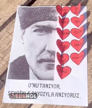 3. Sınıf 10 kadım pano çalışması