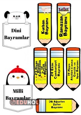 Milli Ve Dini Bayramlar Renkli... · Eduhol - Etkinlik İndir Oyun Oyna ...