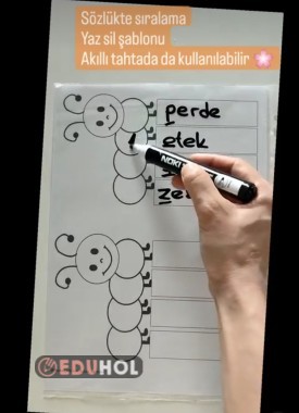 Alfabetik Sıralama Yaz Sil Şab... · Eduhol - Etkinlik İndir Oyun Oyna ...