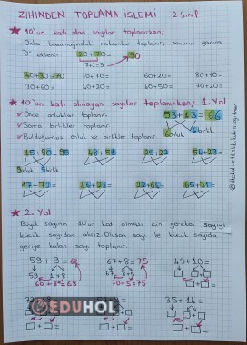 Zihinden Toplama Konu Anlatımı... · Eduhol - Etkinlik İndir Oyun Oyna ...