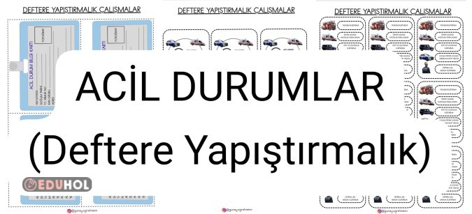 Acil Durumlar(Deftere Yapıştırmalık)