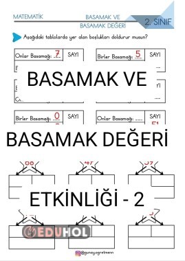 Basamak ve BasamakDeğeri Etkinliği-2