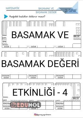 Basamak ve BasamakDeğeri Etkinliği-4