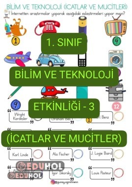Bilim ve Teknoloji Etkinliği-3(İcatlar ve mucitler)