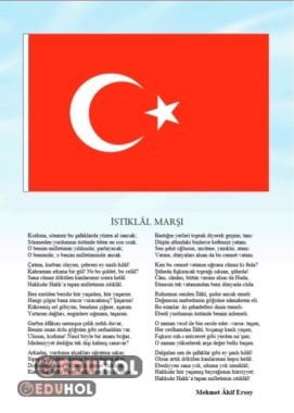 Defter Kapağı(İstiklal Marşı, Gençliğe Hitabe, Atatürk Resmi)