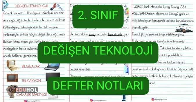 Değişen Teknoloji DEFTER NOTLARI