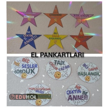 EL PANKARTLARI(Artık Okuyorum, Okuma Bayramı)