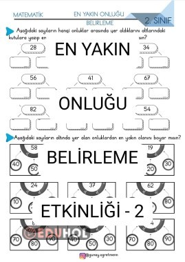 EnYakın Onluğu Belirleme Etkinliği-2
