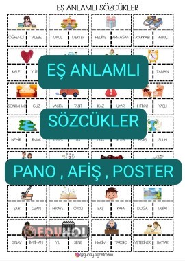 Eş Anlamlı Sözcükler PANO, AFİŞ, POSTER