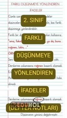 Farklı Düşünmeye Yönlendiren İfadeler(DEFTER NOTLARI)