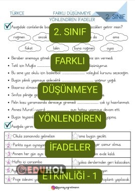 Farklı Düşünmeye Yönlendiren İfadeler Etkinliği-1