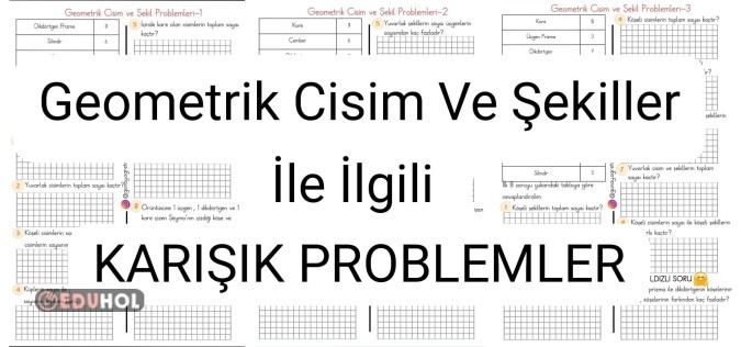 Geo. Cisim ve Şekil KARIŞIK PROBLEMLER