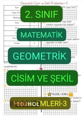 Geometrik Cisim ve Şekil PROBLEMLERİ-3