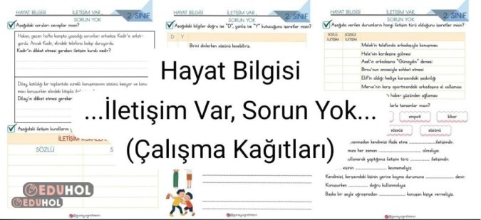 İletişim var, sorun yok ÇALIŞMA KAĞITLARI
