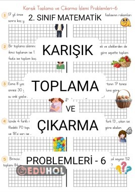 Karışık Toplama-Çıkarma Problemleri-6