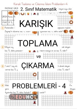 Karışık Toplama-Çıkarma Problemleri-4
