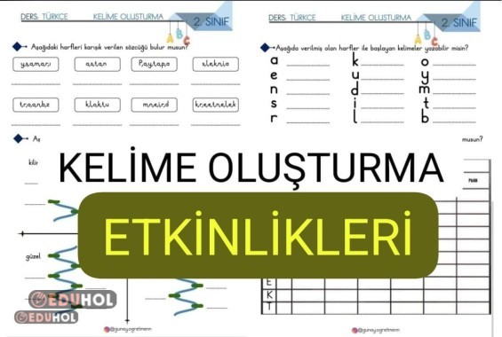 Kelime Oluşturma ETKİNLİKLERİ
