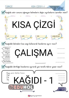 Kısa Çizgi Etkinliği-1