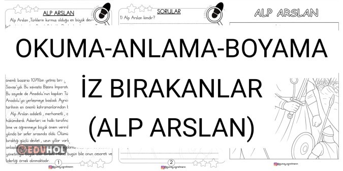 Okuma-Anlama-Boyama(ALPARSLAN-İzBırakanlar)