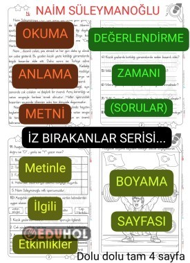 Okuma-Anlama(NAİM SÜLEYMANOĞLU-İz Bırakanlar)