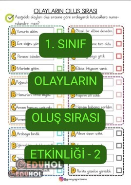 Olayların Oluş Sırası Etkinliği-2