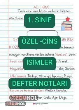 Özel-Cins İsimler DEFTER NOTLARI