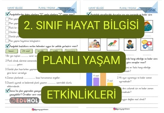 Planlı Olmak ETKİNLİKLERİ